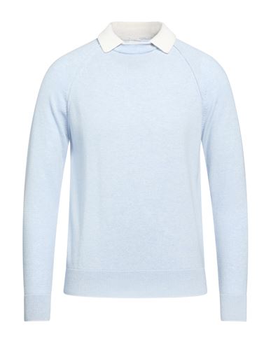 Platinum Man Sweater Sky blue Size M Cashmere