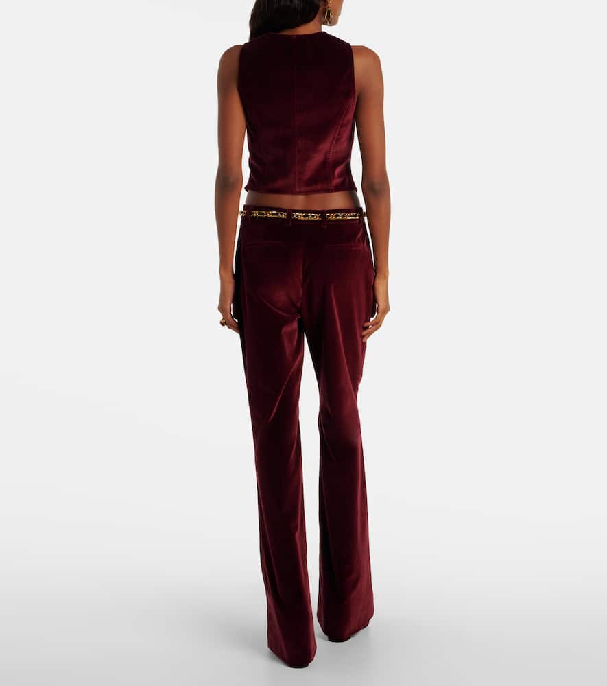Cotton velvet vest