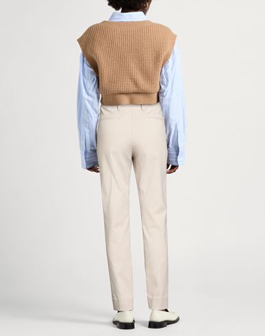 Woman Pants Beige Size 2 Cotton, Polyamide, Elastane