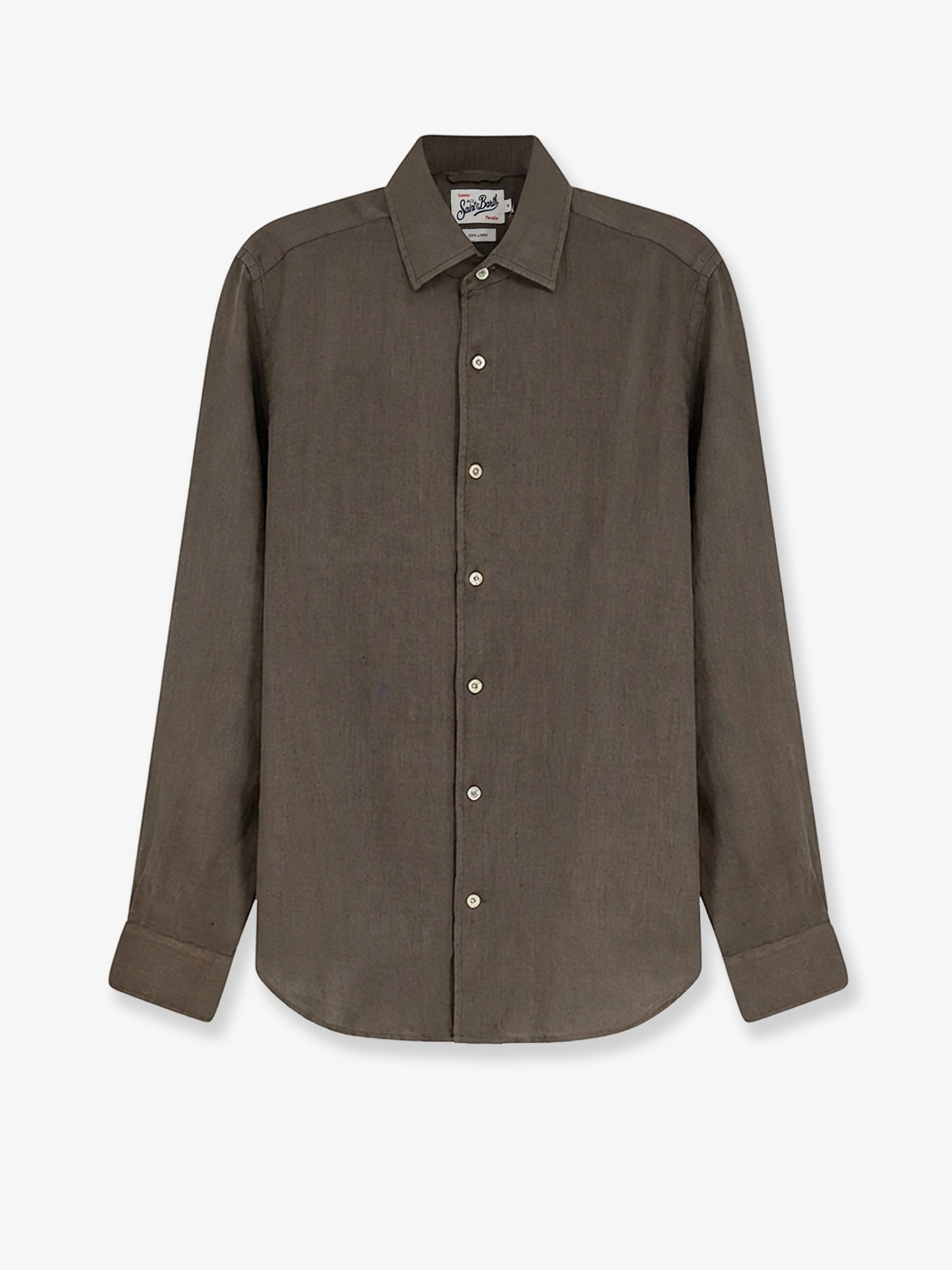 Linen Shirt — Brown