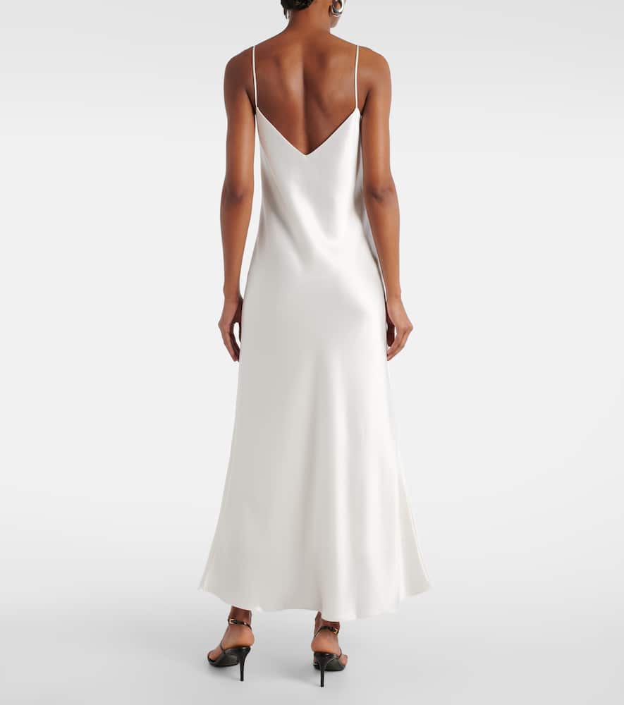 Galvan Satin slip dress