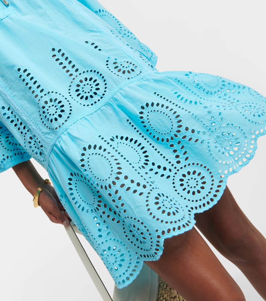 Melissa Odabash Ashley broderie anglaise cotton kaftan