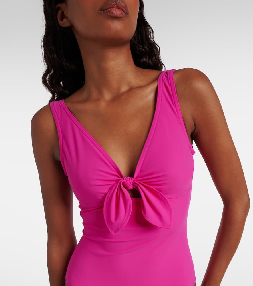 Bow-detail swimsuit