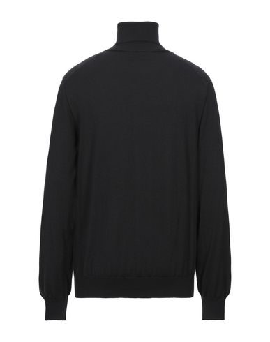 Man Turtleneck Black Size 48 Cashmere, Silk, Brass, Cotton, Viscose