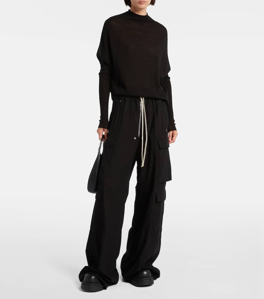 Jumbo Belas high-rise cotton cargo pants