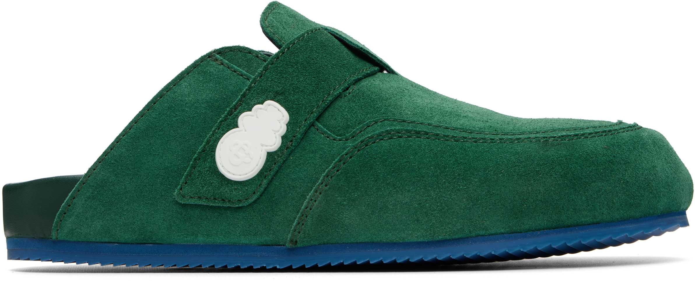 Green Outdoor Mule Loafers