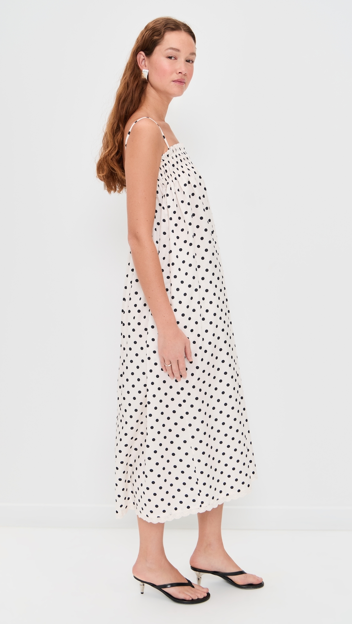 Sammy Dress Midnight Polka Dot