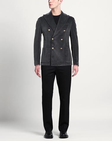 L. b.m. 1911 Man Blazer Charcoal Size 36 Cotton