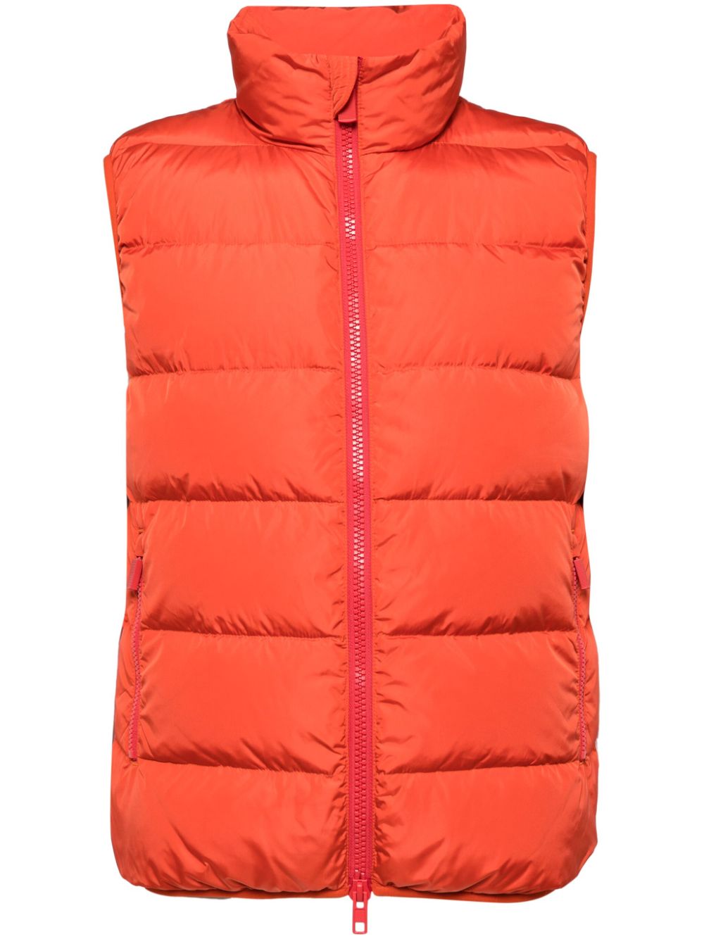 Quilted down gilet - Orange