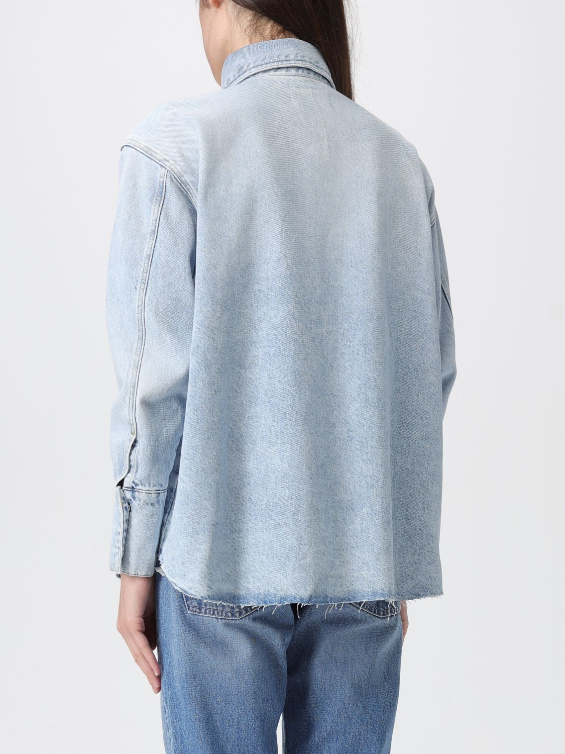 Jacket Woman color Stone Washed