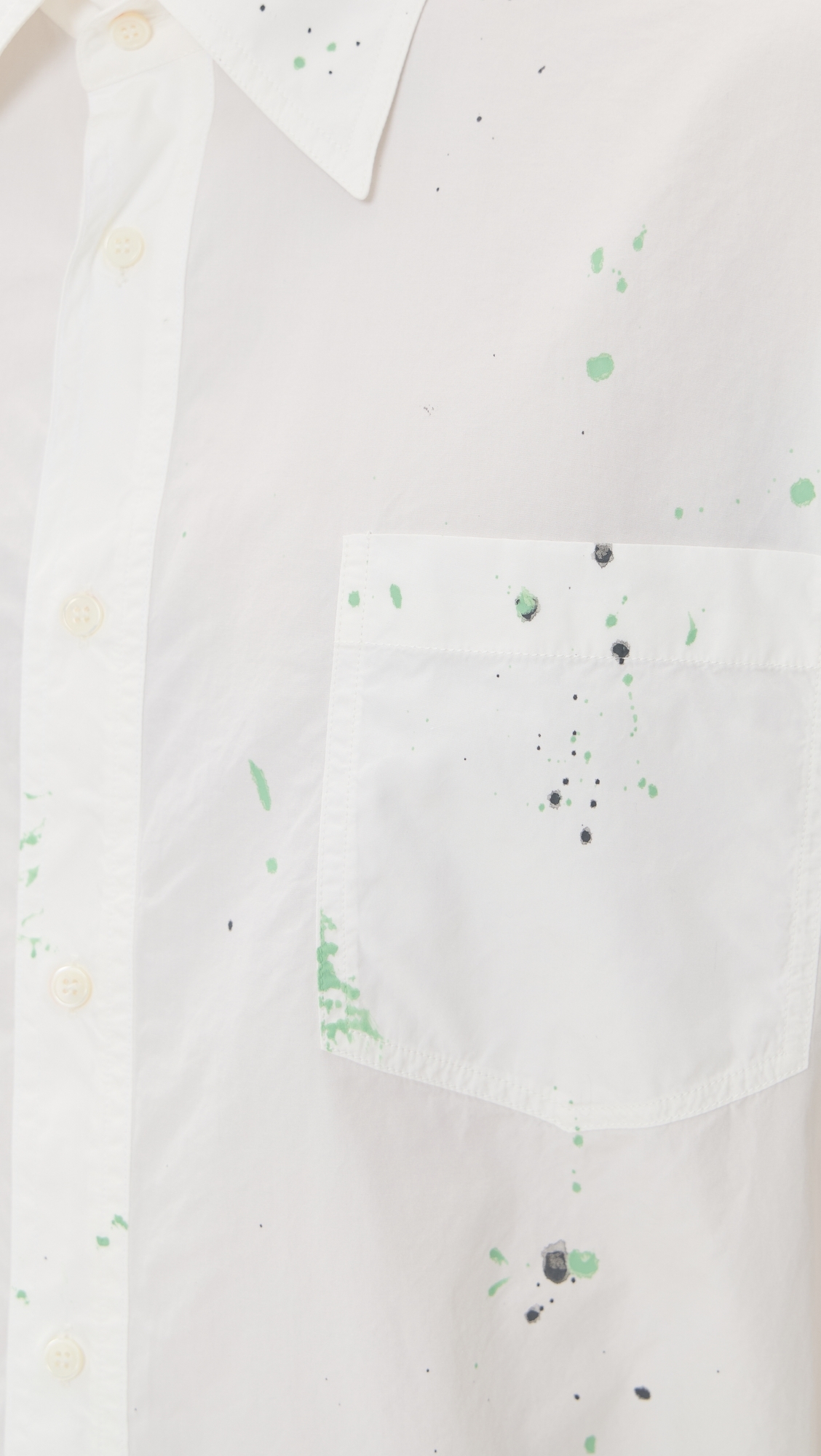 MM6 Maison Margiela Paint Splatter Shirt Off White