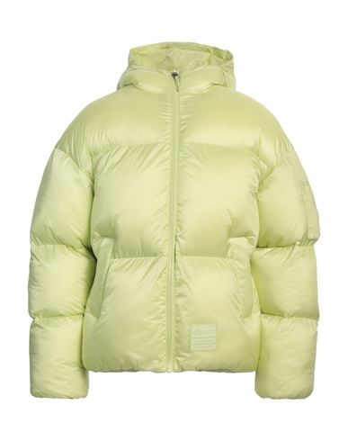 Man Puffer Lime green Size M Nylon