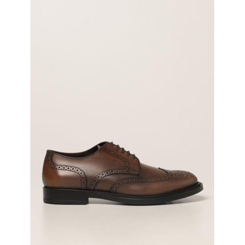 Brogue Shoes Men colour Walnut
