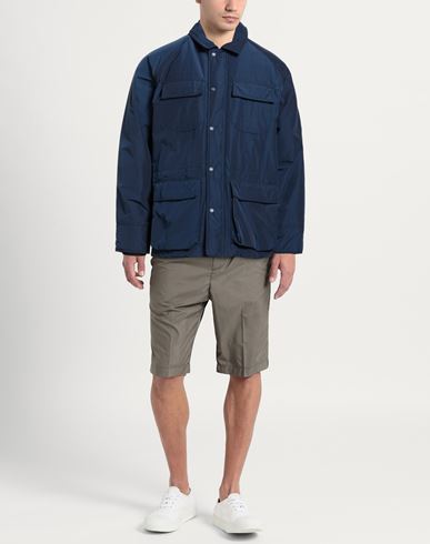 Man Jacket Navy Size 4 Polyamide, Cotton