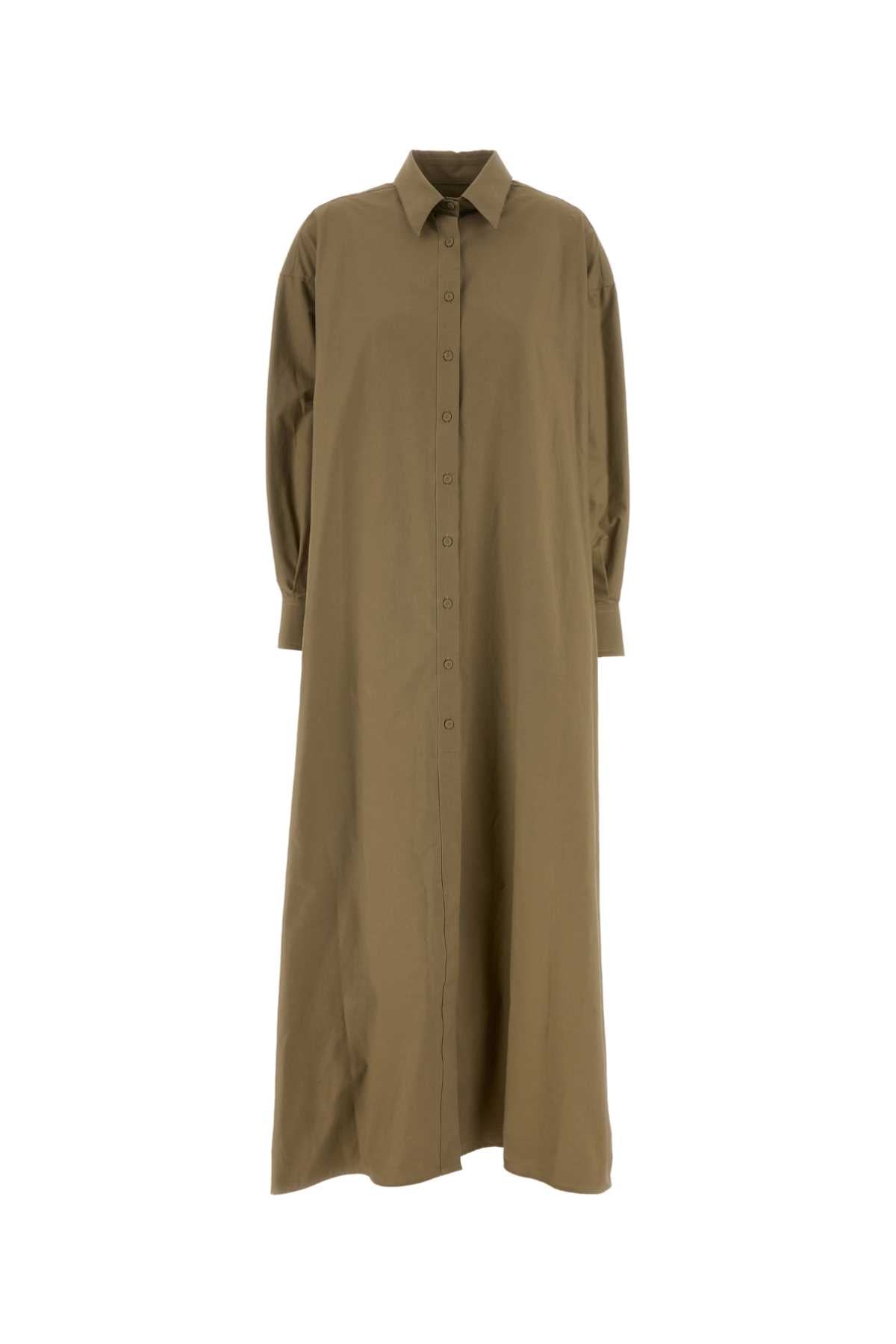 Leo Shirt Dress — Green