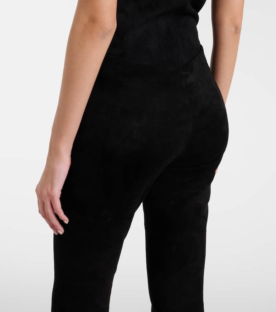 Cherilyn suede flared pants