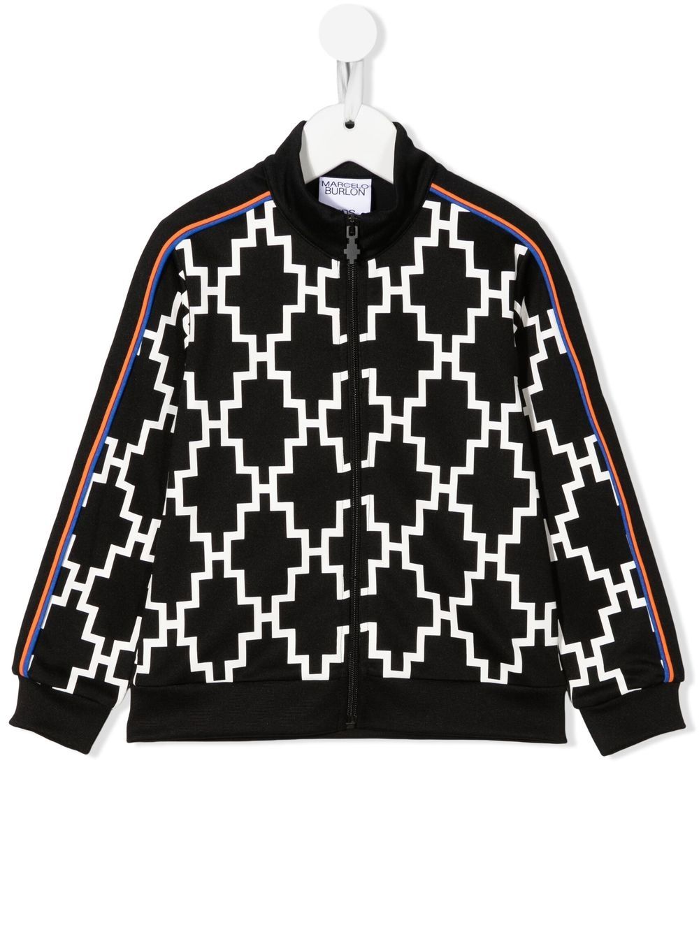 Logo-print bomber jacket - Black