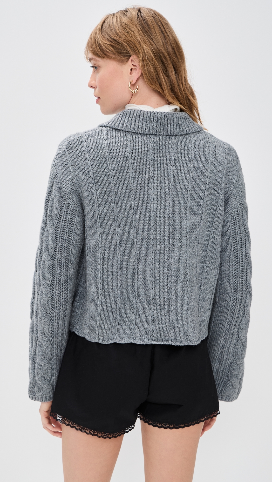 Monroe Cardigan Heather Grey