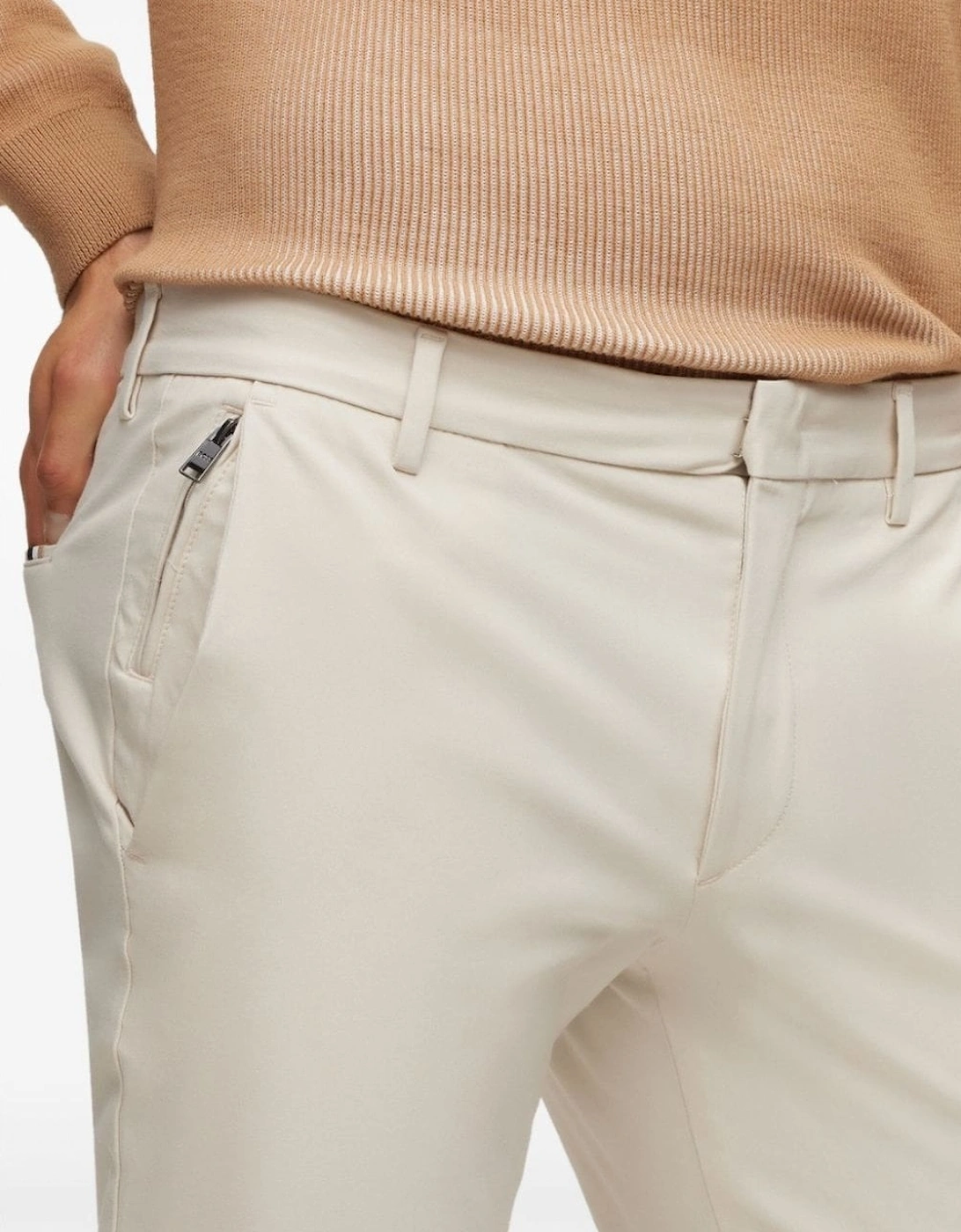 Hugo Boss Men's Kaito 1 T Chinos Beige - Cream - Size: 48