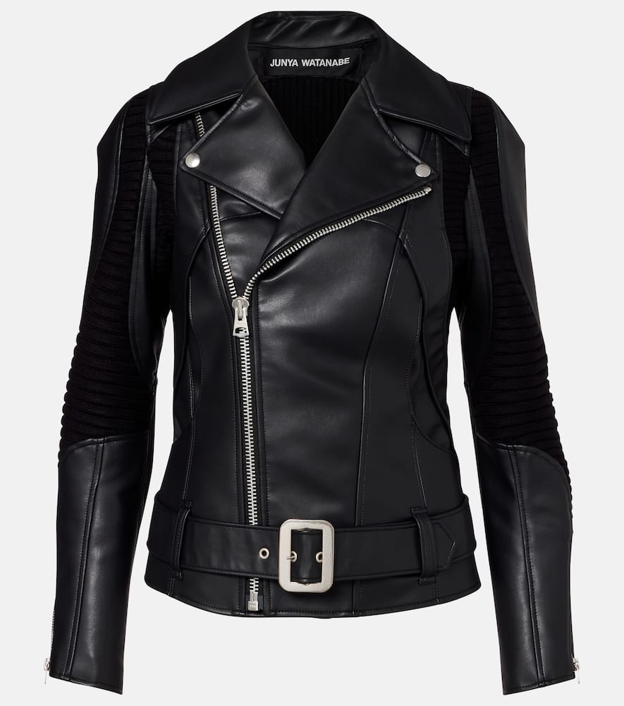 Faux leather jacket