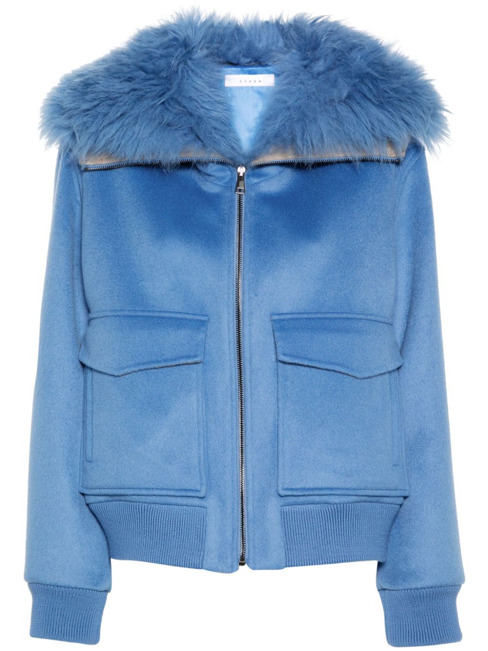 Cashmere bomber jacket - Neutrals
