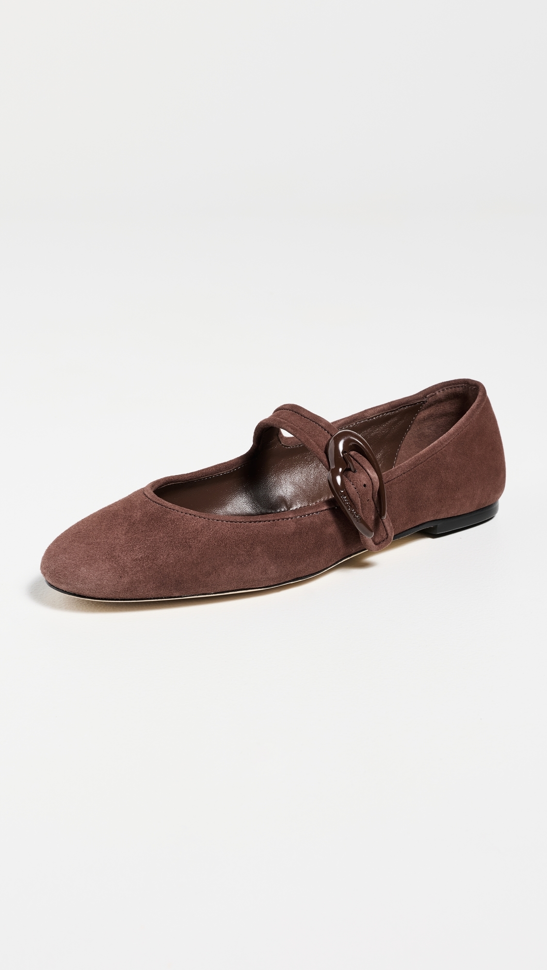 Verona Ballet Flats Brown Suede