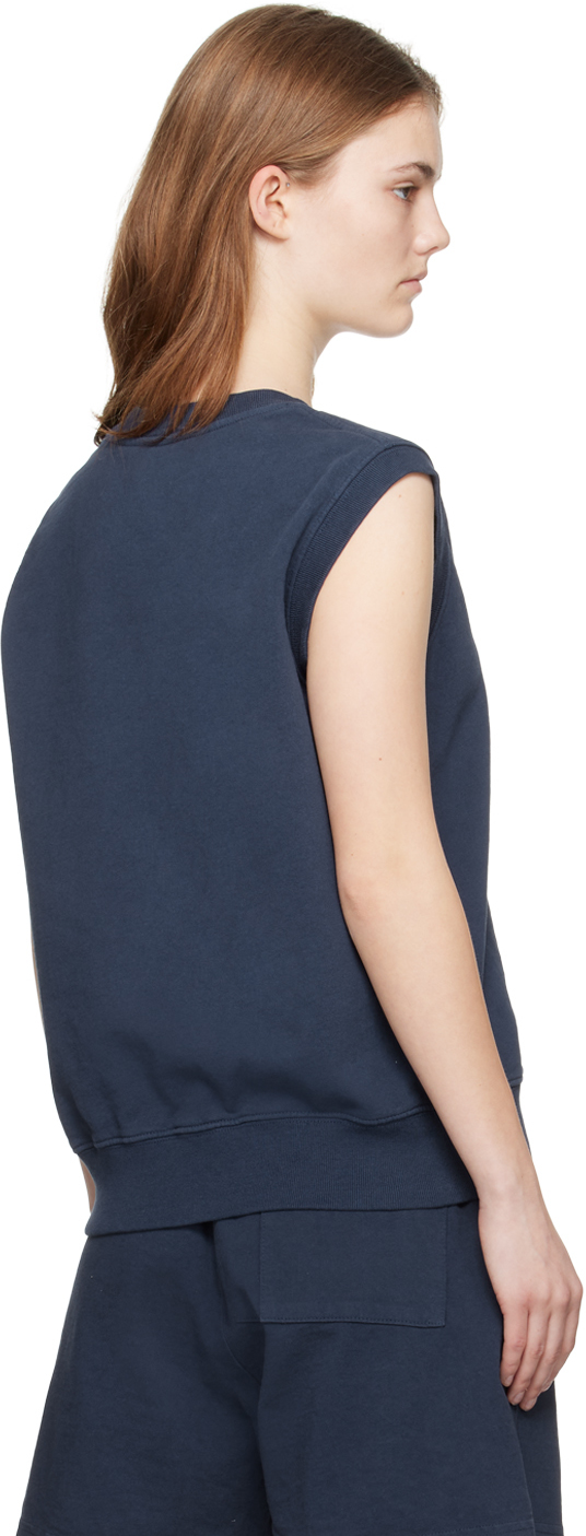 Sporty & Rich Navy Syracuse Vest