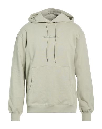 Man Sweatshirt Sage green Size L Organic cotton