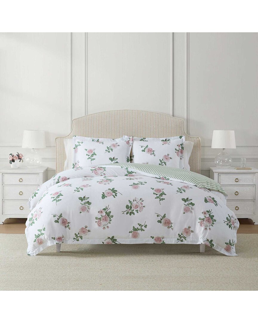Tea Rose Cotton Sateen Duvet Set