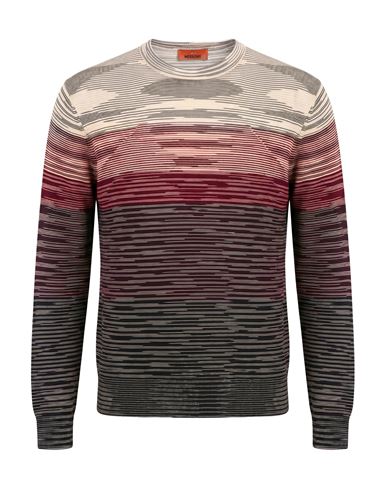 Man Sweater Beige Size 44 Wool