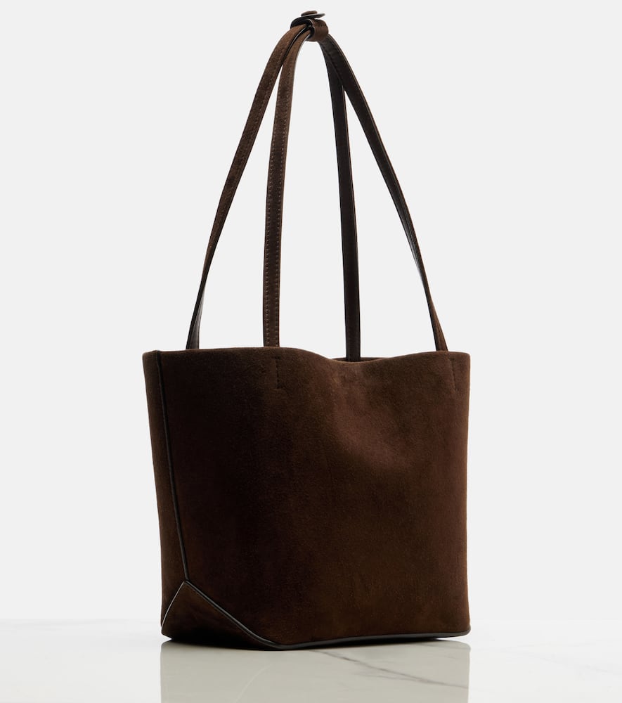 Park Edge Medium suede tote bag