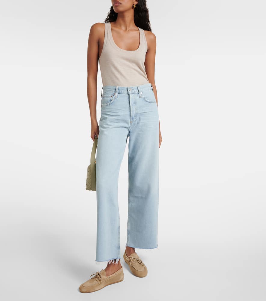 Ren high-rise wide-leg jeans