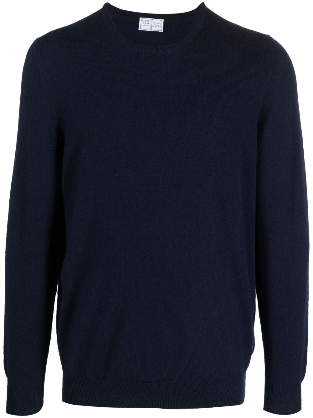 Crew-neck cashmere jumper - Neutrals
