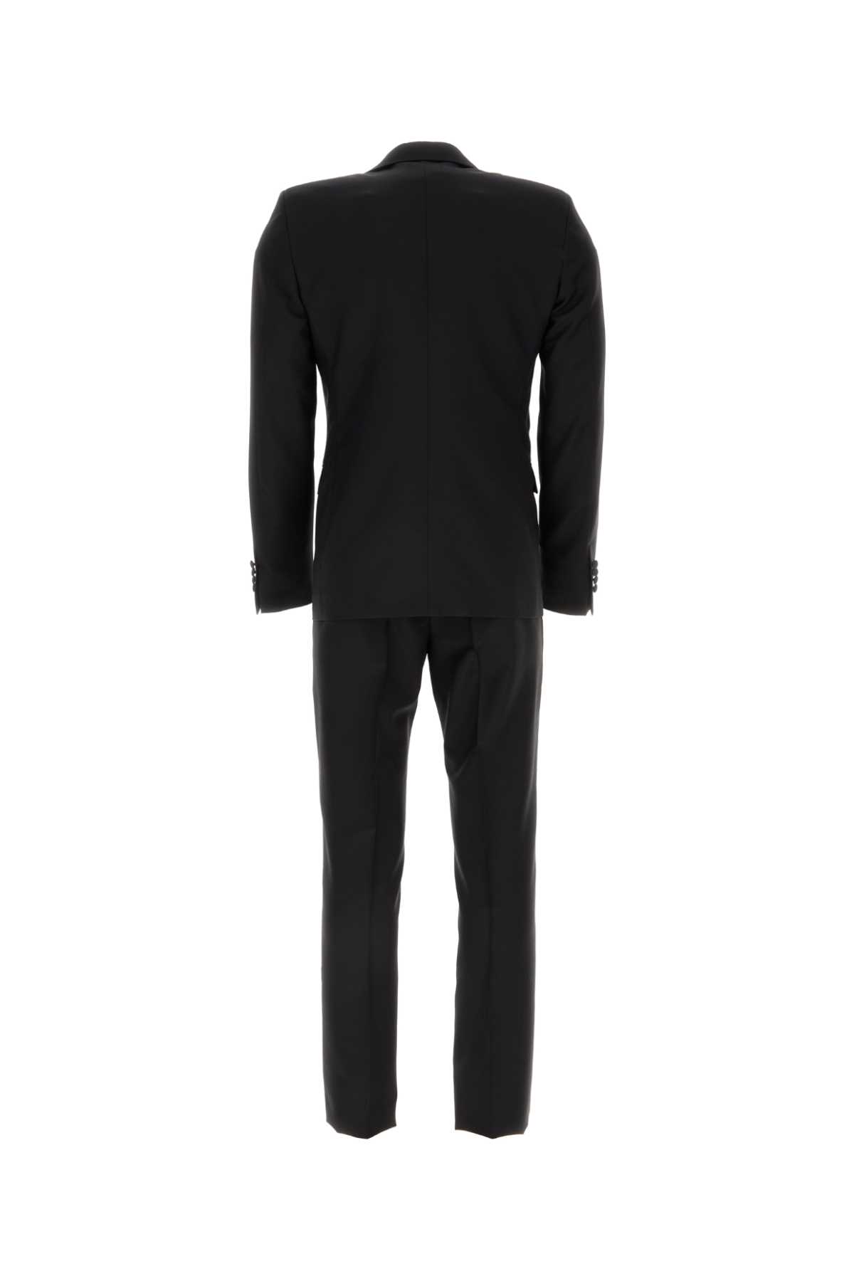Black Wool Blend Tuxedo