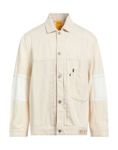 Man Jacket Ivory Size L Cotton