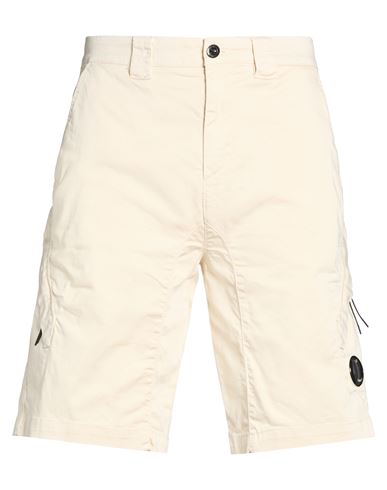 C. p. Company Man Shorts & Bermuda Shorts Ivory Size 28 Cotton, Elastane