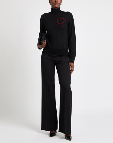 Woman Turtleneck Black Size XL Virgin Wool