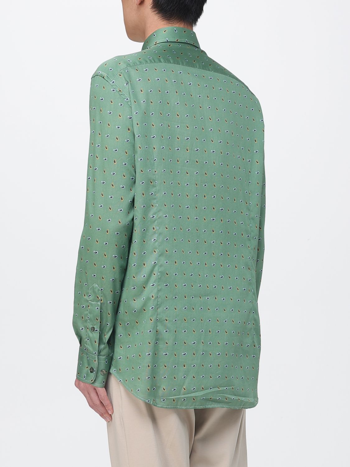 Shirt Men color Green