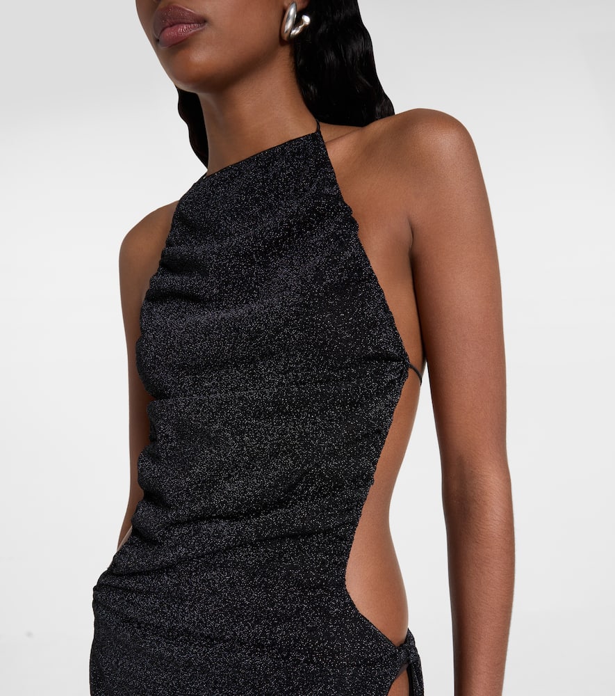 Oséree Lumière open-back maxi dress