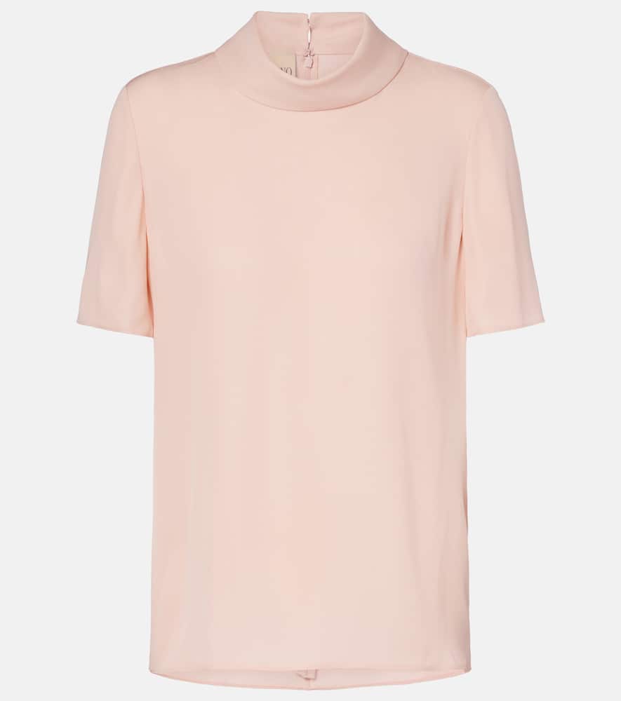 Silk georgette top