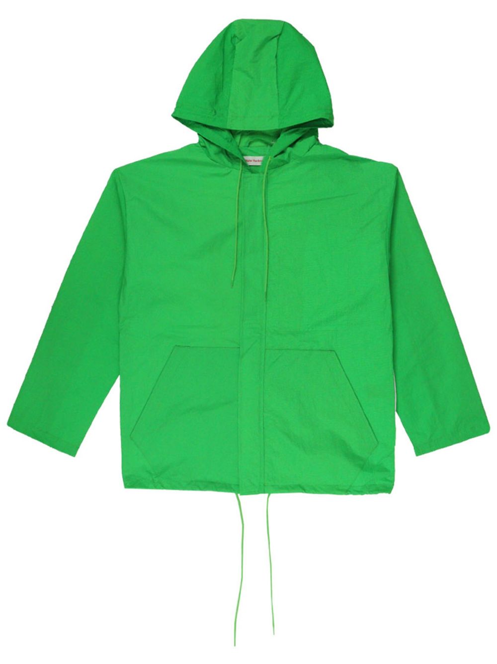 Graphic-print hooded jacket - Green