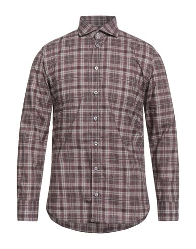 Man Shirt Burgundy Size 15 ½ Cotton