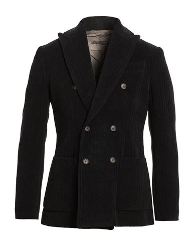 Man Blazer Black Size M Cotton, Viscose, Polyamide