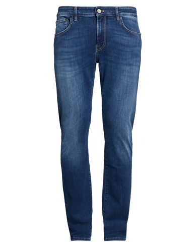 Man Jeans Blue Size 30 Cotton, Polyester, Elastane