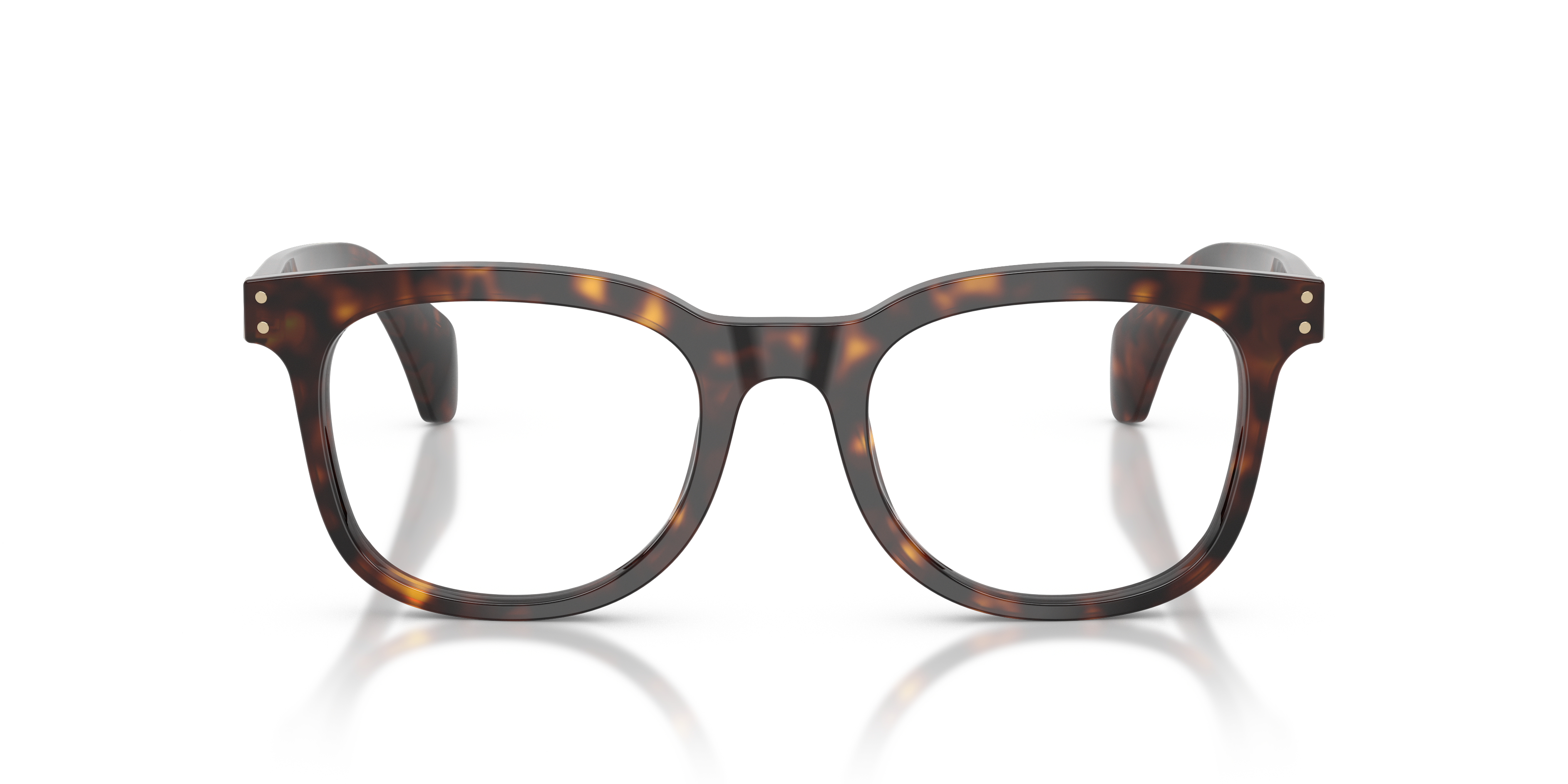 Moncler Unisex Moncler ME2023 3002 Monturas ópticas Acetato Tortuga Transparente Pantos Norma