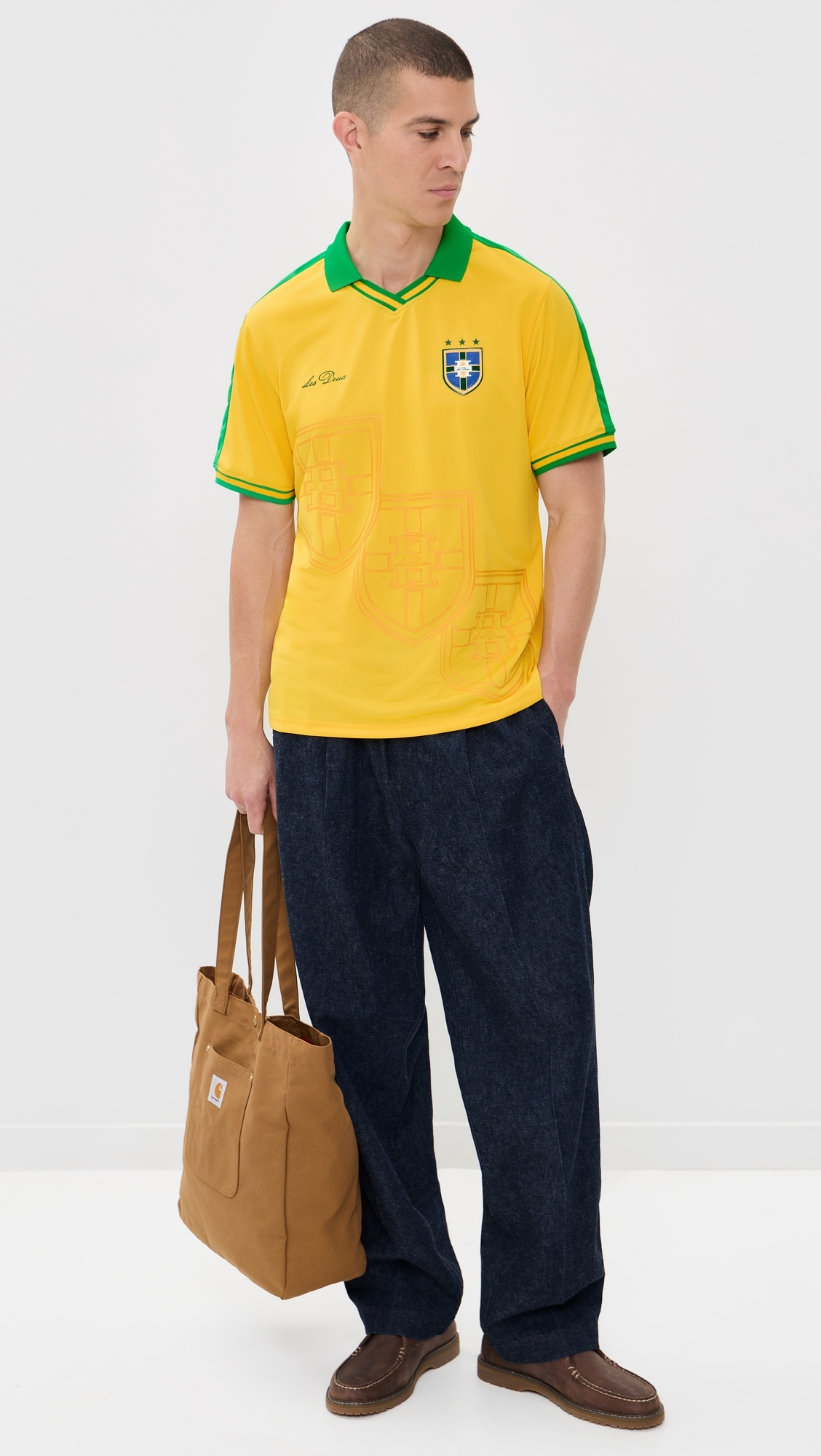 Brazil Football Jersey Lemon Yellow