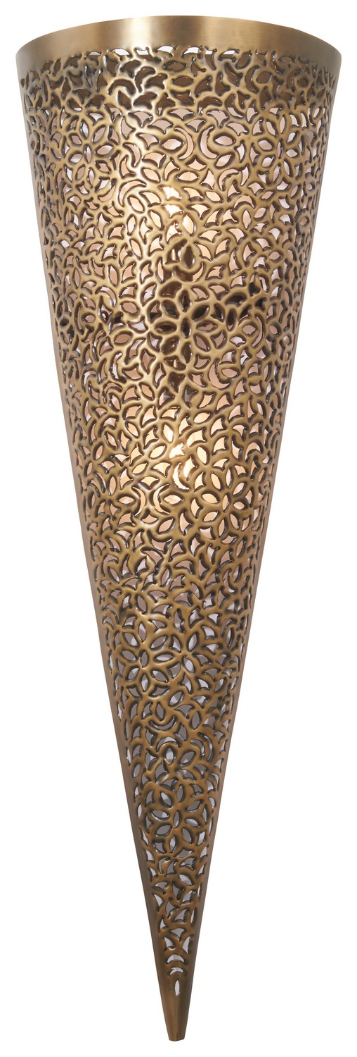 Gilded Brass Wall Sconce from the Moradabad Collection