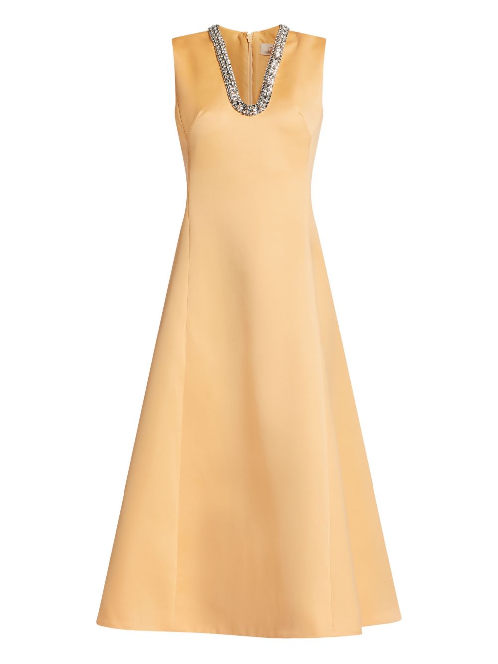 Nicola embellished midi dress - Yellow