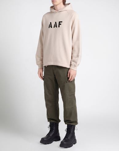Man Sweatshirt Cream Size L Organic cotton