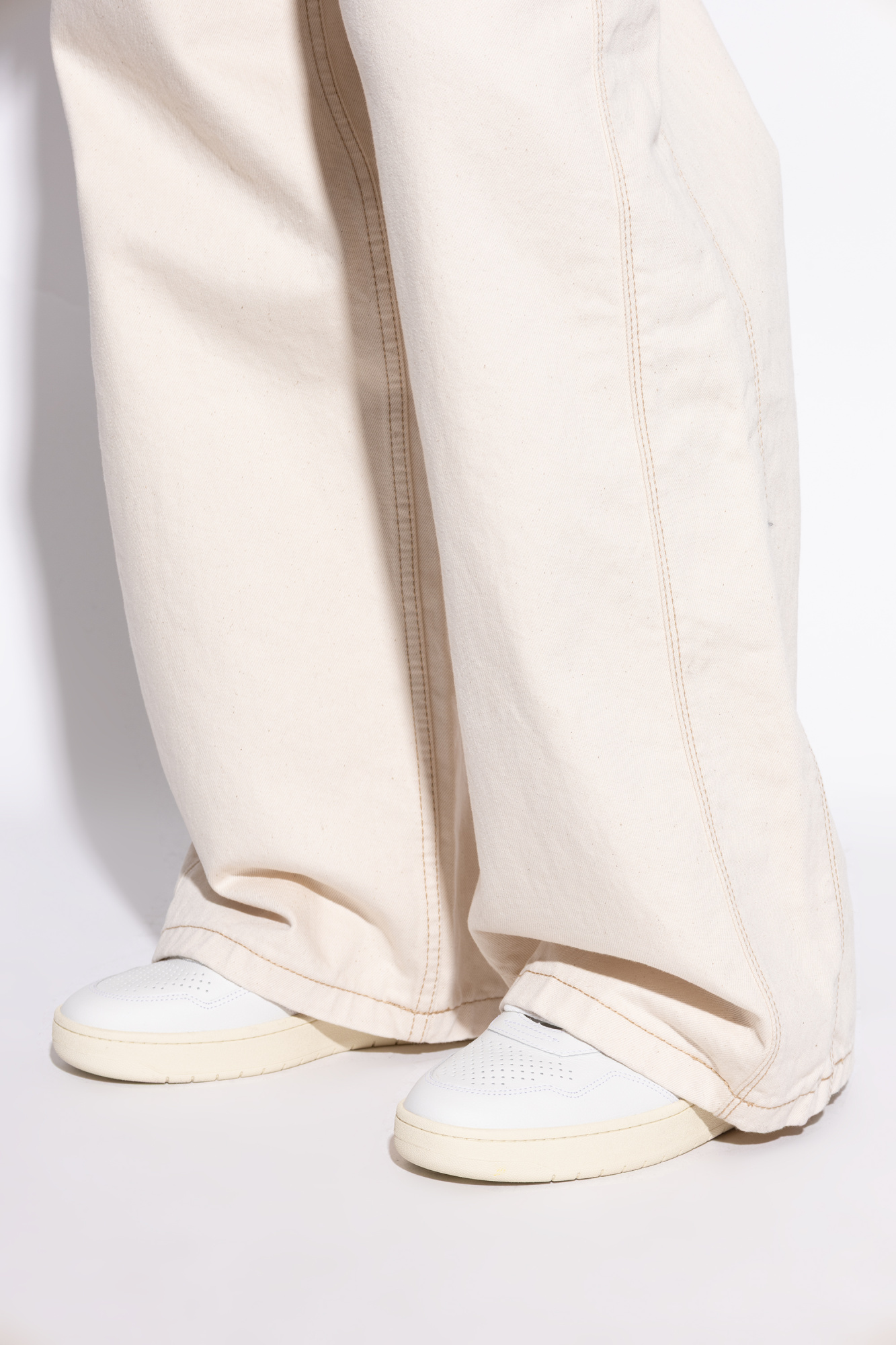 Sports Shoes "V-90 O.T. Leather", Men's, White